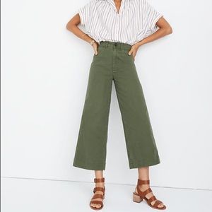 Madewell Emmett wise leg crop size 30